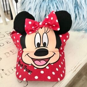 DISNEY, Minnie Mouse, Sun Visor, Adjustable, Child, Size 4 - 6X, Nice Condition
